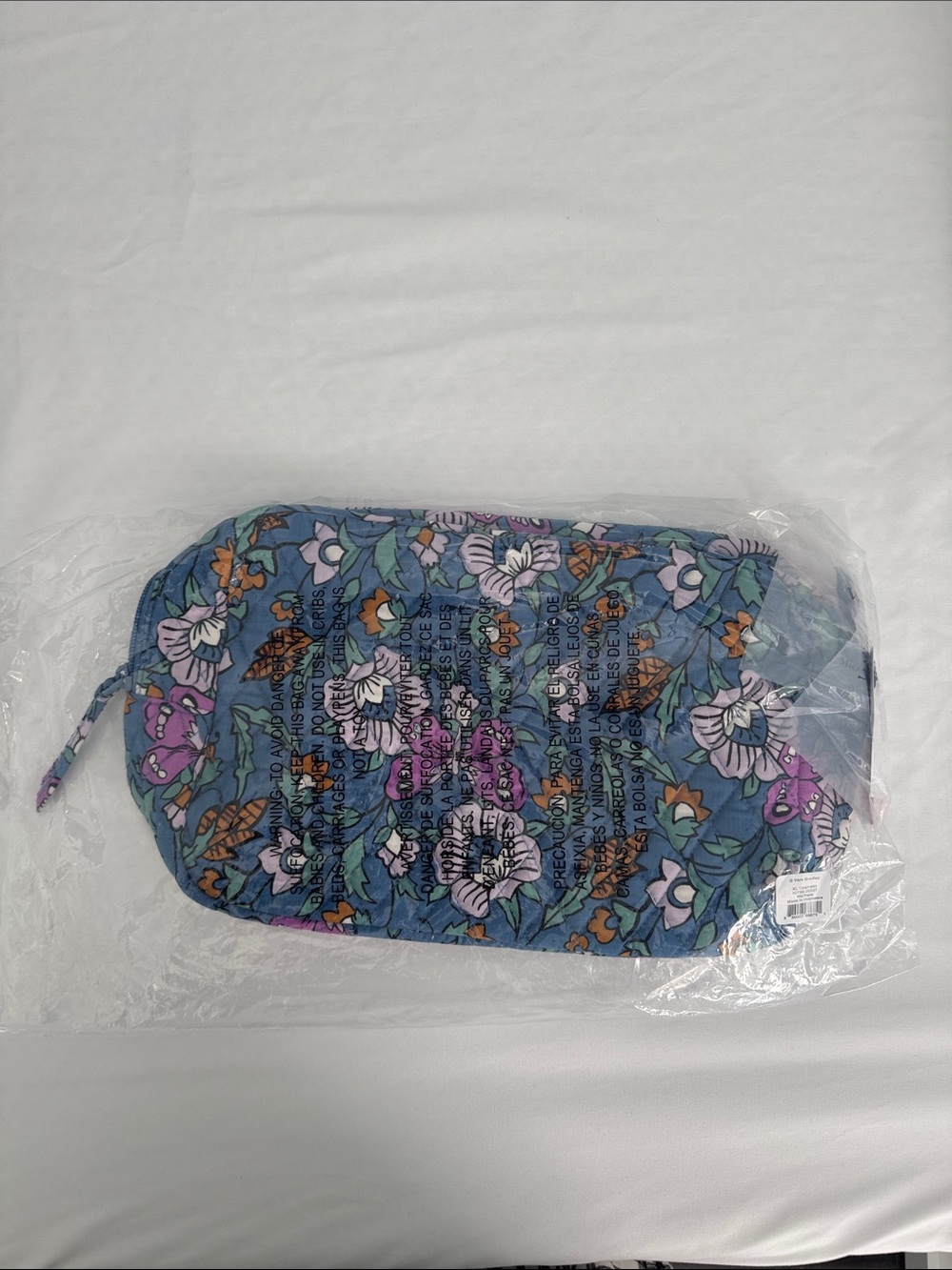 Vera Bradley essentials XL cosmetic bag in wild prairie